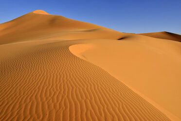 Algerien, Sahara, Tassili N'Ajjer National Park, Blick auf die Sanddünen von Tehak - ES000847