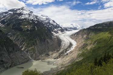 Border region Alaska-British Columbia, Tongue and lake of Salmon Glacier - FOF005445