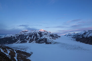 Grenzregion Alaska-British Columbia, Lachsgletscher bei Sonnenuntergang - FOF005438