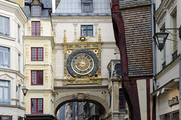 Frankreich, Region Haute-Normandie, Departements Seine-Maritime, Rouen, Le Gros Horolge, astronomische Uhr - LB000461