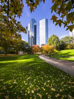 Deutschland, Hessen, Frankfurt am Main, Deutsche Bank Twin Towers - AMF001611