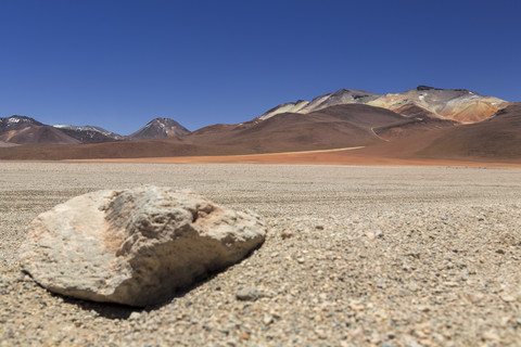 Bolivia, Atacama Desert, Salvador Dali Desert stock photo
