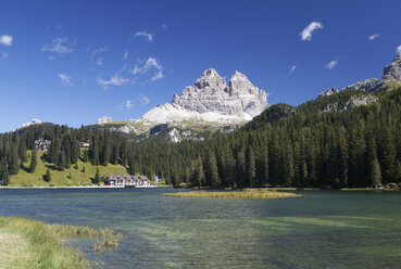 Italien, Venetien, Drei Zinnen und Misurinasee - WWF003117