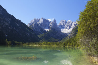 Italien, Südtirol, Dürrensee und Monte Cristallo - WWF003019