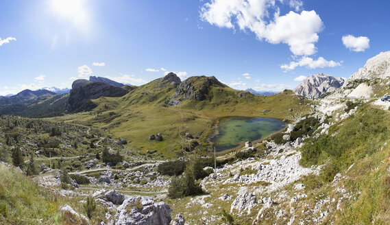 Italien, Venetien, Valparola-Pass, Lago di Valparola - WWF003037