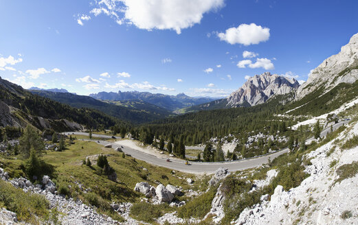 Italien, Venetien, Valparola-Pass, Bergstraße der Fanes-Gruppe - WW003039