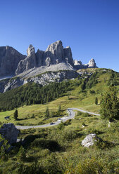 Italy, South Tyrol, Gardena Pass and Sella group - WW003076