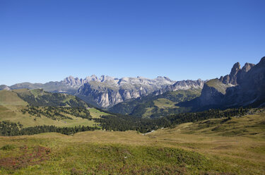 Italien, Südtirol, Blick vom Sellajoch - WWF003122