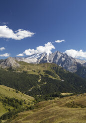 Italy, South Tyrol, View from Sella Pass to Marmolada - WW003089