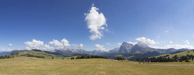 Italien, Südtirol, Seiseralm und Langkofelgruppe - WWF003068