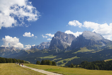 Italien, Südtirol, Seiseralm und Langkofelgruppe - WWF003069