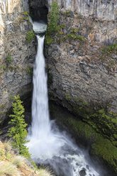 Kanada, Britisch-Kolumbien, Wells Gray Provincial Park, Spahats Creek Falls - FOF005471