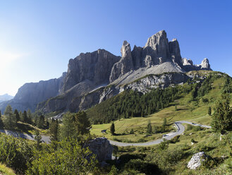 Italy, South Tyrol, Gardena Pass and Sella Group - WWF003075