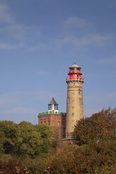 Deutschland, Mecklenburg-Vorpommern, Kap Arkona, Schinkelturm und Leuchtturm Kap Arkona, Neuer Turm - WIF000267