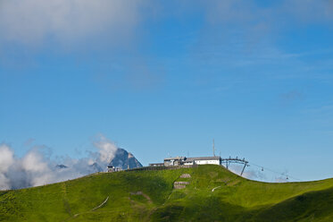 Austria, Allgaeu Alps, Vorarlberg, Allgaeu Alps, Kleinwalsertal, mountain station Kanzelwandbahn - WG000190