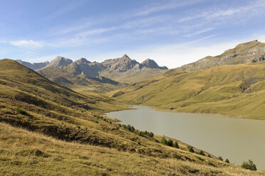 Spain, Aragon, Central Pyrenees, Embalse de Escarra - LAF000482