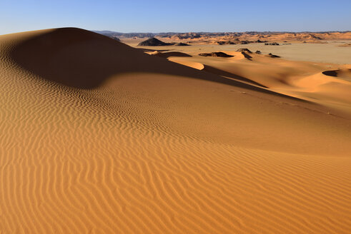 Algerien, Sahara, Tassili N'Ajjer National Park, Sanddünen von In Tehak - ES000898