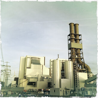 Kraftwerk an der Elbe in Moorburg, Deutschland, Hamburg - SEF000297