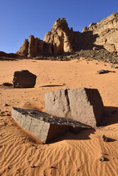 Algerien, Sahara, Tassili N'Ajjer National Park, Felsformation bei Tiseteka, Oued In Djeran - ES000910