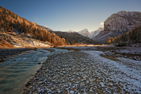 Österreich, Tirol, Eng, Karwendelgebirge, Rissbach im Rissbachtal - GFF000372