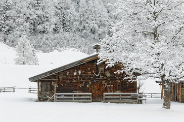 Austria, Tyrol, Eng, snow covered alp - GFF000380