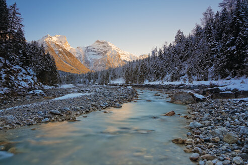 Österreich, Tirol, Eng, Karwendelgebirge, Rissbach im Rissbachtal - GFF000382