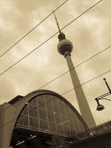 TV-Turm, Berlin, Deutschland, lizenzfreies Stockfoto