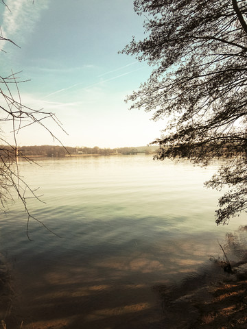 Havel am Nachmittag, Potsdam, Deutschland, lizenzfreies Stockfoto