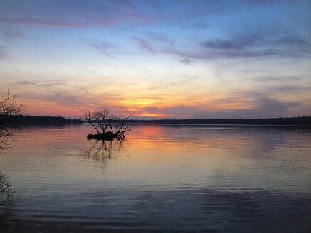 Sonnenuntergang am Wannsee, Berlin, Deutschland - FBF000106