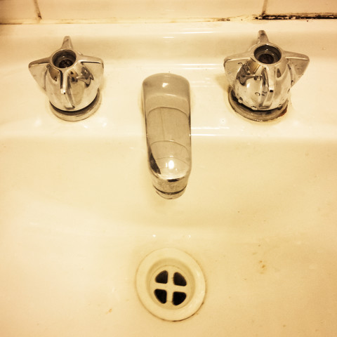 Washbasin, Sydney, Australia stock photo