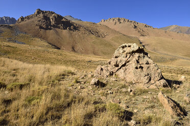 Iran, Provinz Mazandaran, Alborz-Gebirge, Takht-e Suleyman-Massiv, Alam Kuh-Gebiet, Berge um die Hesarshal-Hochebene - ES000957