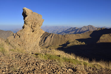 Iran, Mazandaran Province, Alborz mountains, Takht-e Suleyman Massif, Alam Kuh area, Kelardasht, view towards Damavand - ES000960
