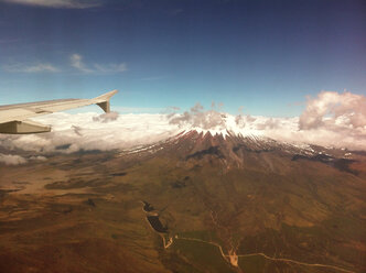 Cotopaxi, the famous volcano, aerial photo, view from the airplane, Quito, Ecuador - ONF000369