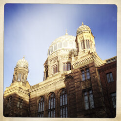 Neue Synagoge in der Oranienburger Straße, Berlin, Deutschland. - ZMF000082