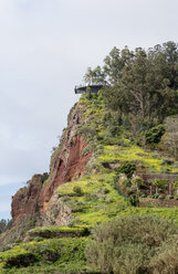 Portugal, Madeira, Cabo Girao, Blick auf die Aussichtsterrasse - HL000353