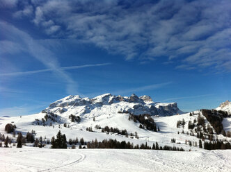 Alta Badia ski area, Sella mountain range, Dolomites, Italy - MABF000195