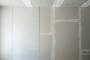 Plasterboards on a construction site - CRF002553