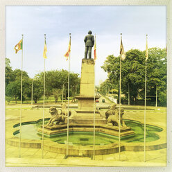 Statue von Don Stephen Senanayake, dem ersten Premierminister des Landes, Colombo, Sri Lanka - DRF000414