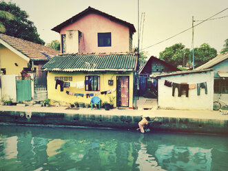 Niederländischer Kanal, Singalese, Negombo, Sri Lanka - DRF000373