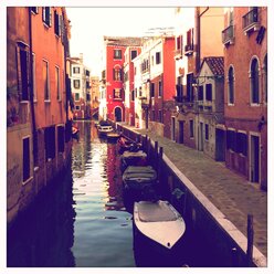 Rio del Gozzi, canal, Venice, Italy - GSF000700