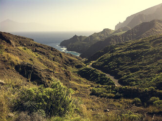 Blick auf den Atlantik und den Teide (Teneriffa), La Gomera, Spanien - DISF000356