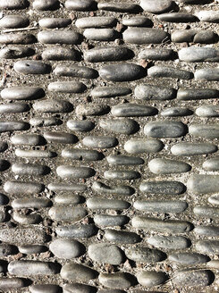 Stone pavement, rounded stones, La Gomera, Spain - DISF000359