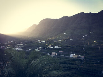 Hermigua-Tal bei Sonnenaufgang, La Gomera, Spanien - DISF000361