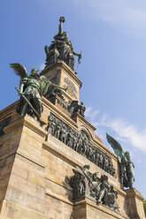 Germany, Hesse, Ruedesheim, View of Niederwalddenkmal memorial - WDF002204