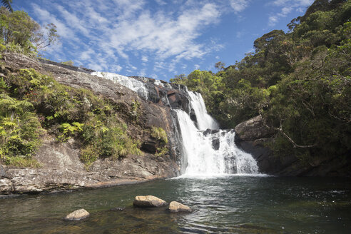 Sri Lanka, Zentralprovinz, Horton Plains National Park, Wasserfall - DRF000442