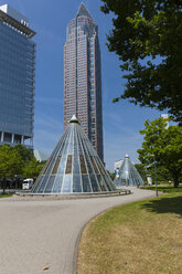 Deutschland, Hessen, Frankfurt, Messeturm - AMF001665