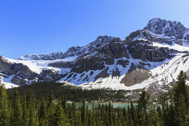 Canada, Alberta, Rocky Mountains, Canadian Rockies, Banff National Park, Crowfoot Glacier - FOF005593