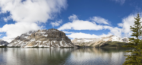 Kanada, Alberta, Banff-Nationalpark, Bow Lake, lizenzfreies Stockfoto