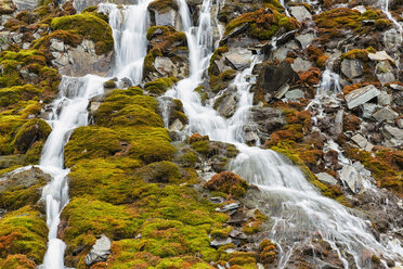 Kanada, Alberta, Jasper National Park, Banff National Park, Wasserfälle entlang des Icefields Parkway - FOF005736