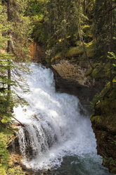 Kanada, Alberta, Banff National Park, Johnston Creek, Johnston Canyon, Wasserfall - FOF005787